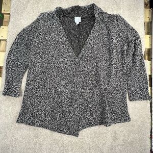 Sunday xl black and white sweater Cardigan